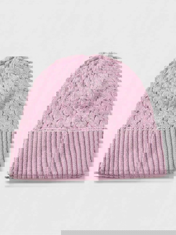 Coach Cable Beanie Faded Pink