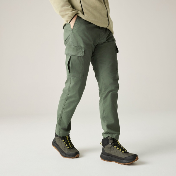 Regatta Mens Onyx Mid Cut Walking Boots - Dark Khaki/Cypress Green