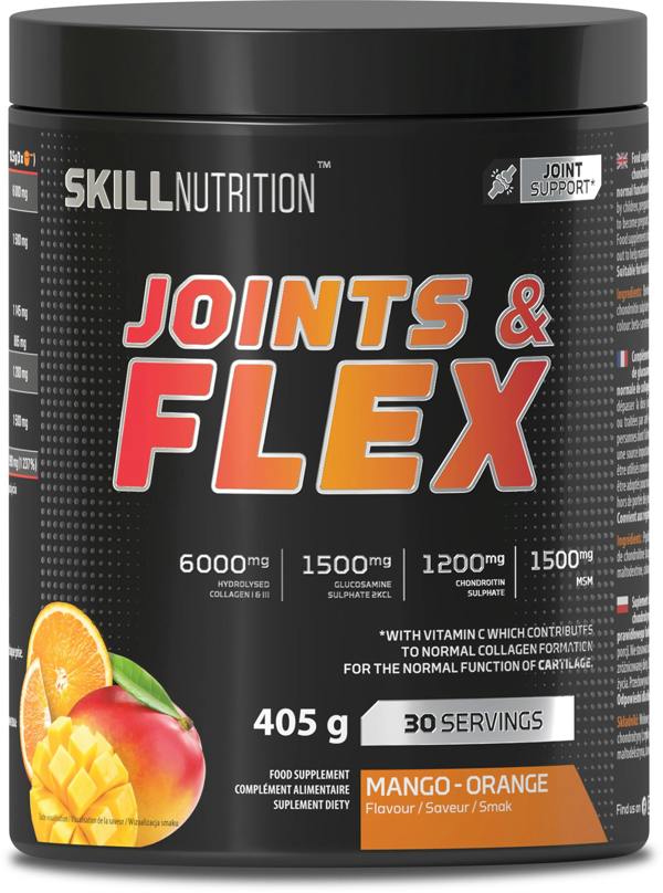 Skill Nutrition Joints & Flex Powder, Mango-Orange - 405g