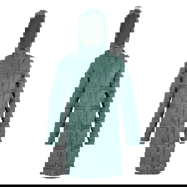 Regatta Childrens/Kids Embrie Quilted Padded Jacket - Spruce Green