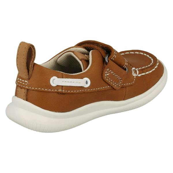 Clarks Boys Clarks Casual Boat Style Shoe Cloud Snap