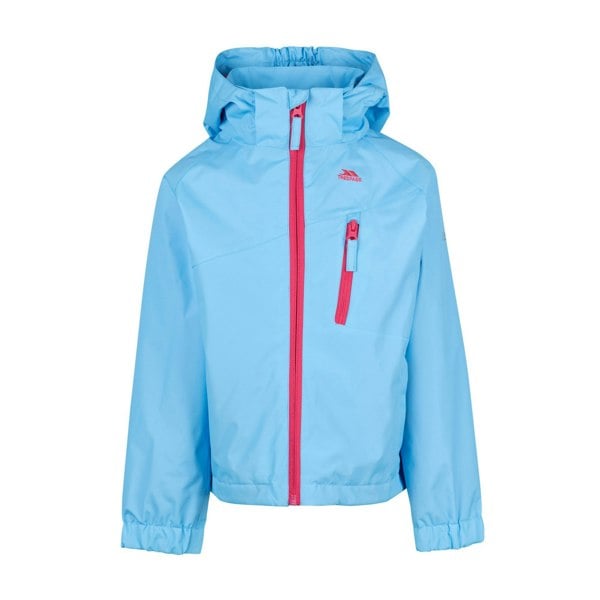 Trespass Girls Flexie TP50 Waterproof Jacket - Blue Skies