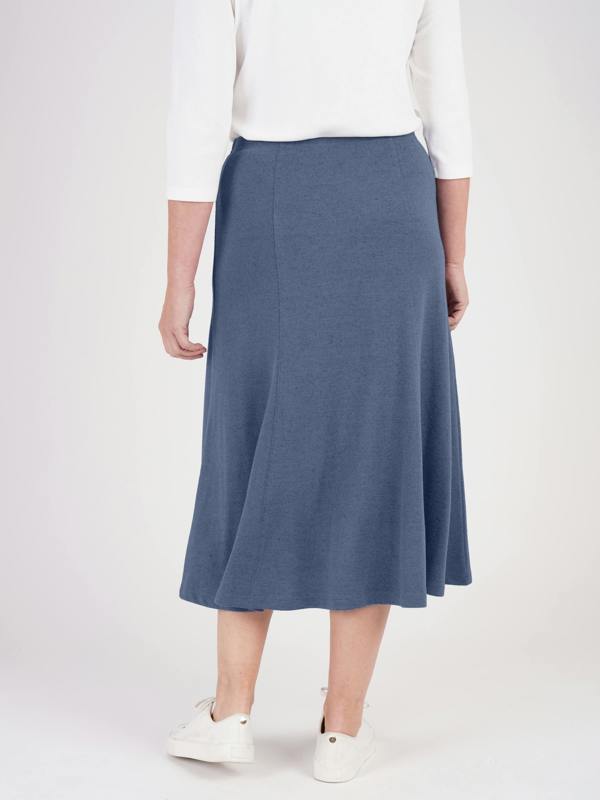 PennyPlain 6 Panel Skirt - Sky