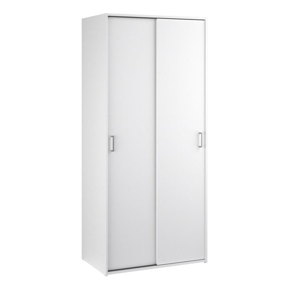 Furniture To Go Space Wardrobe with 2 Sliding Doors in White