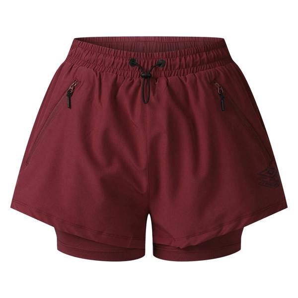 Umbro Womens/Ladies Pro Training Hybrid Short - Plum - 