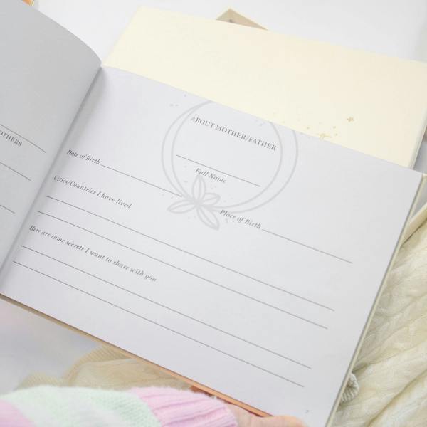 The Baby Gifting Company LUXURY BABY MEMORY BOOK