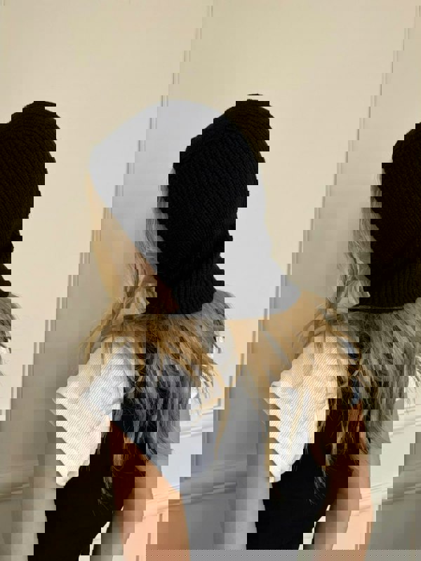 SVNX Knitted Balaclava with Snap Fastening