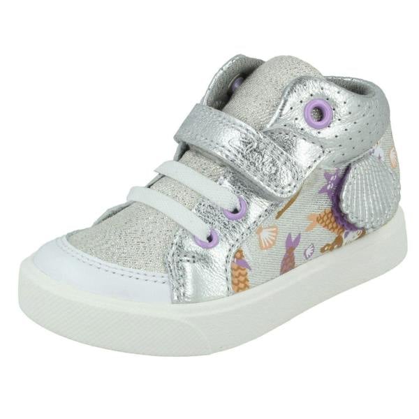 Clarks Childrens Clarks Casual Hi-Top Trainers City Pop