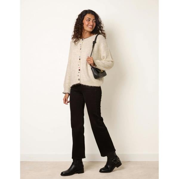 Blue Vanilla Multicoloured Button Cardigan