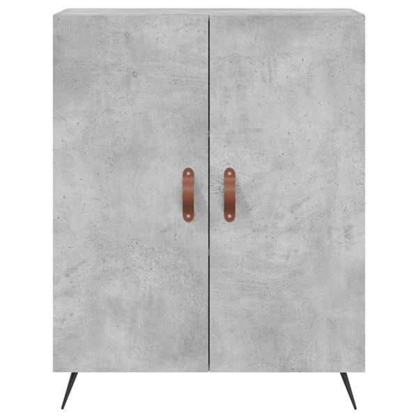 Berkfield Highboard Concrete Grey 69.5x34x180 cm Engineered Wood