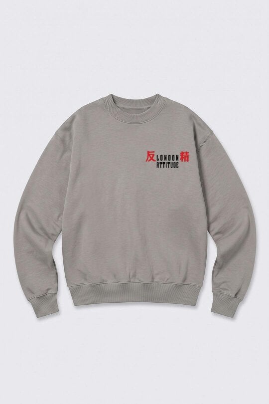 London Attitude Oversized Tokyo After Dark Dragon Sweatshirt