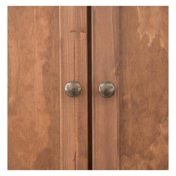 Cabinet Bits Padua 2 Door Wardrobe Brass Knob