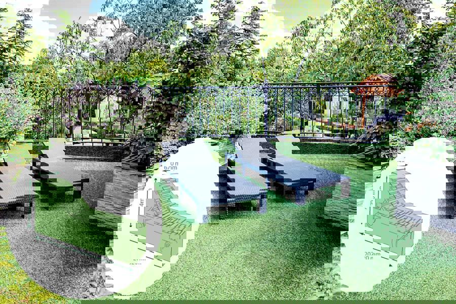 St Helens Home and Garden Water Resistant Sun lounger Cover