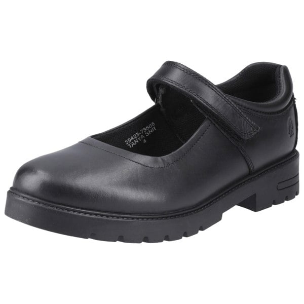 Hush Puppies Tanya Senior Leather Girls's Black Shoes