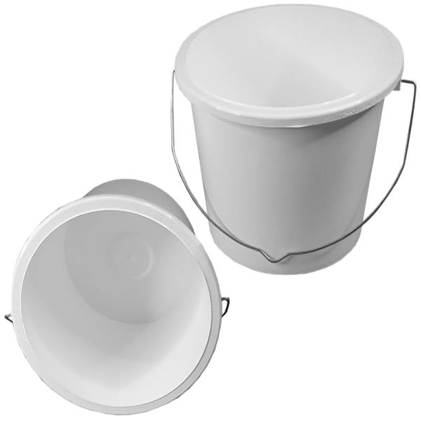 Ketoplastics Paint Kettle Container Tub with Metal Handle and Lid 2.5L (Pack of 20)