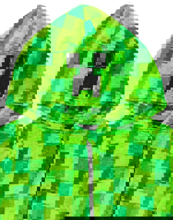 Minecraft Unisex Kids Green Pixelate Creeper Onesie