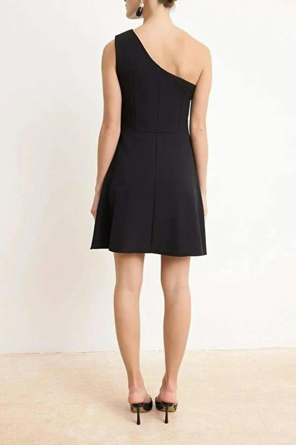 WOVCOR Mini Stretchy Woven Dress