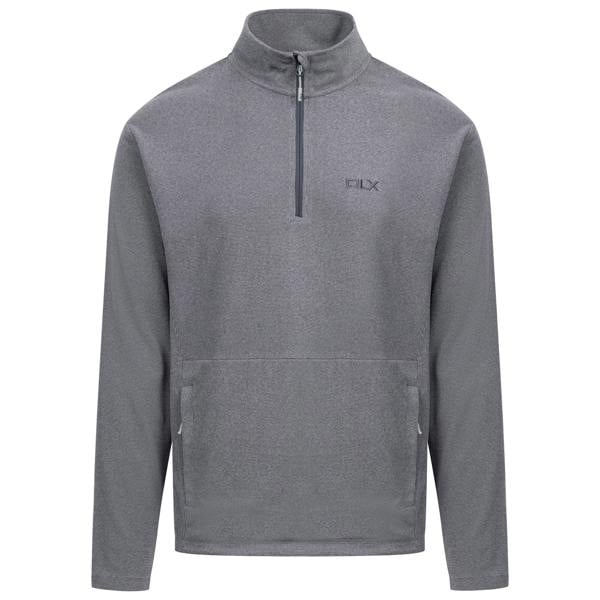 Trespass Mens Sebastian DLX Quarter Zip Fleece Top - Navy - 