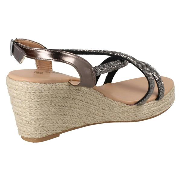 Savannah Ladies Savannah Wedge Heel Sandals F12120