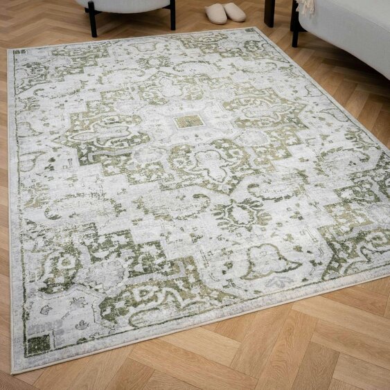 The Rugs Montana Abstract Green Rug | 4060