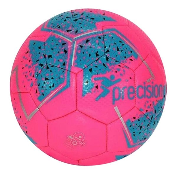 Precision Fusion Mini Football - Pink/Blue/Silver