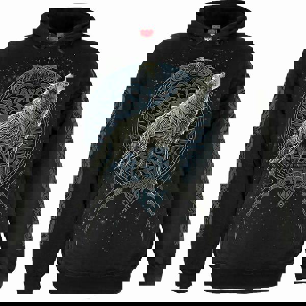 CELTIC WOLF - Hoody Black