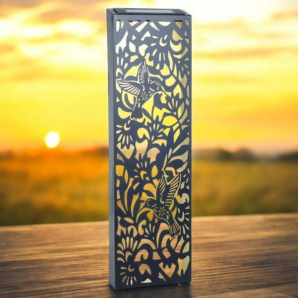 EDH Door Hardware Metal Hummingbird Solar Wall Panel