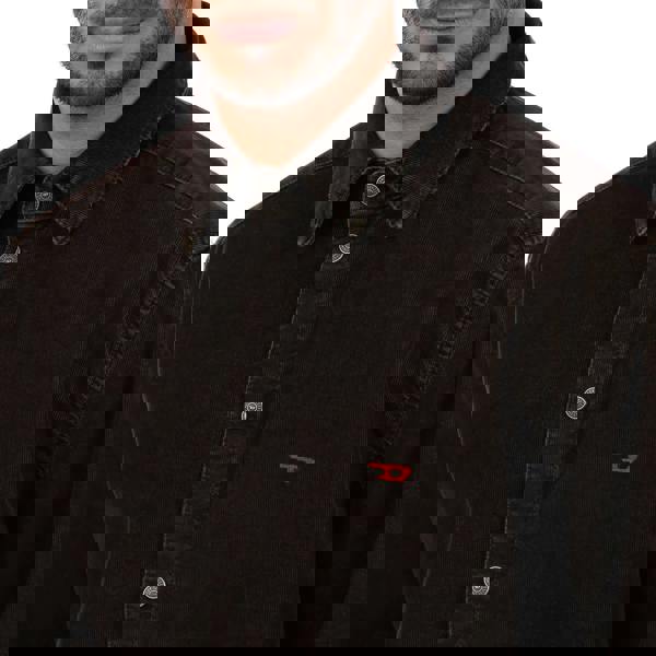 Diesel Mens D-Simply Overshirt - Brown - 