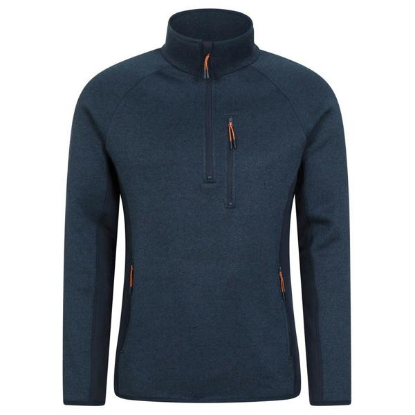 Mountain Warehouse Mens Treston Fleece Top - Navy - 