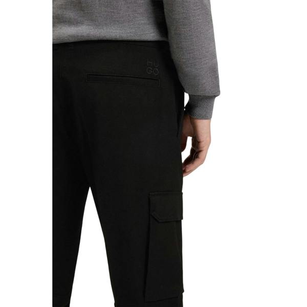 Hugo Mens Glavin241 Slim Cargo Trousers - Black - 