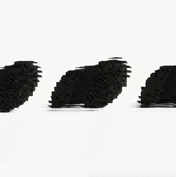 GEOX JR CASEY Girls Leather Brogue School Shoes Black