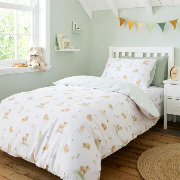 Bianca Mini Moo White Duvet Cover Set