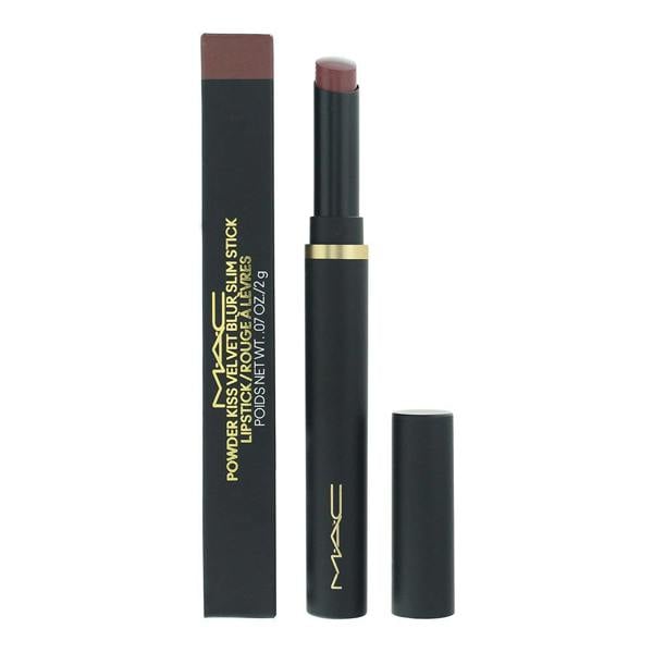 MAC Powder Kiss Velvet Blur Slim Stick 892 Over The Taupe Lipstick 2g