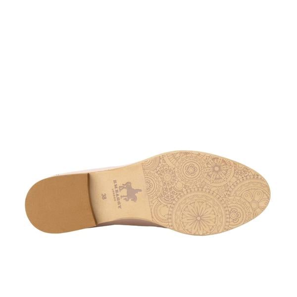 Embassy London Boatie - Yellow & Cream & Pink - Women's Leather Boat Shoe
