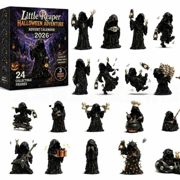Leaper Highland Cattle Christmas Advent Calendar Surprise Box - Witches Ghosts 