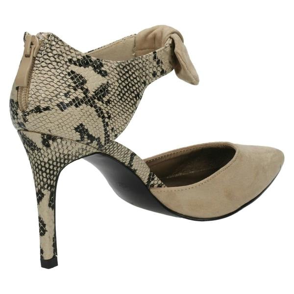 Spot On Ladies Spot On Bow Detail Court Shoe