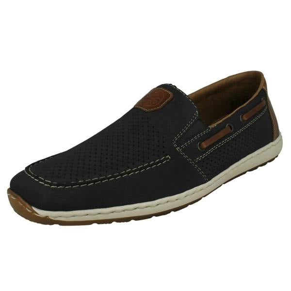 Rieker Mens Rieker Cut Out Detailed Summer Slip On Shoes 08866