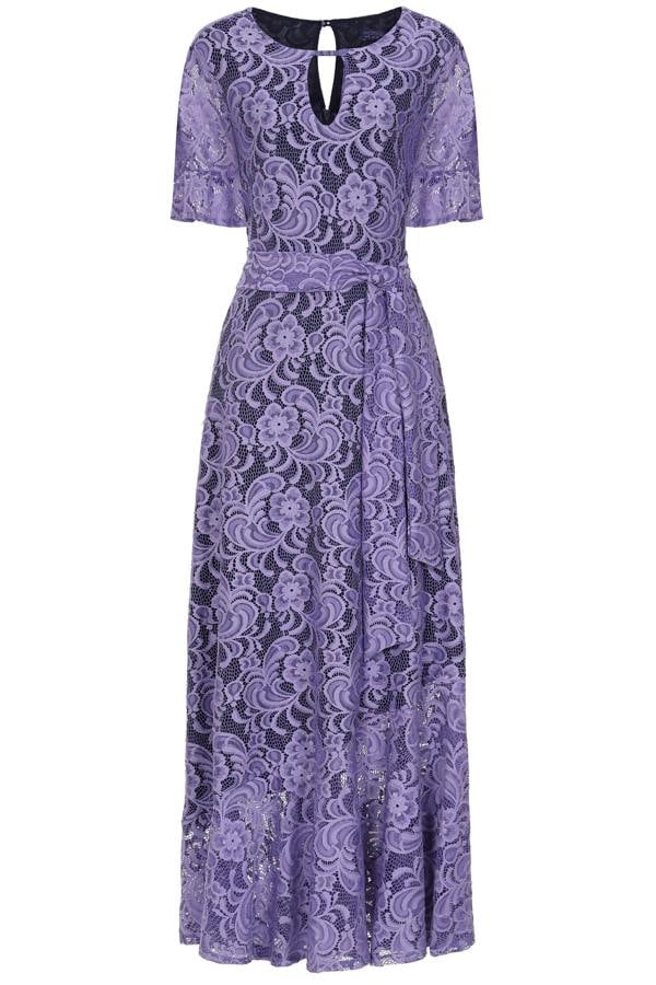HotSquash Asymmetric Lace Keyhole Dress