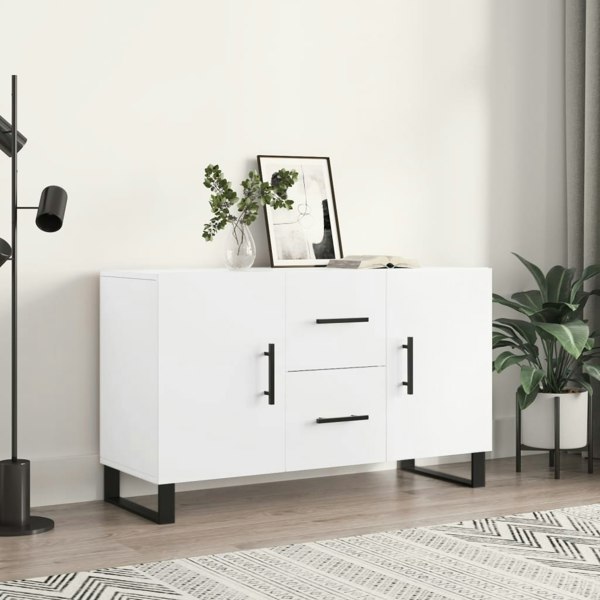 Berkfield Sideboard White 100x36x60 cm Engineered Wood