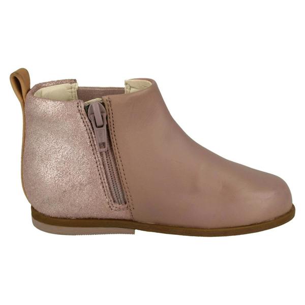Clarks Infant Girls Clarks Glitter Detailed Ankle Boots Drew Fun