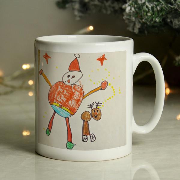Personalised Children's Drawing Mug - alternative angle