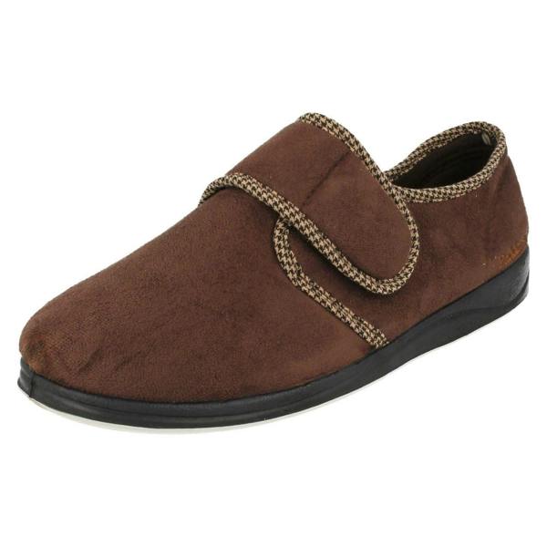 Padders Mens Padders Memory Foam Comfort Slippers Harry