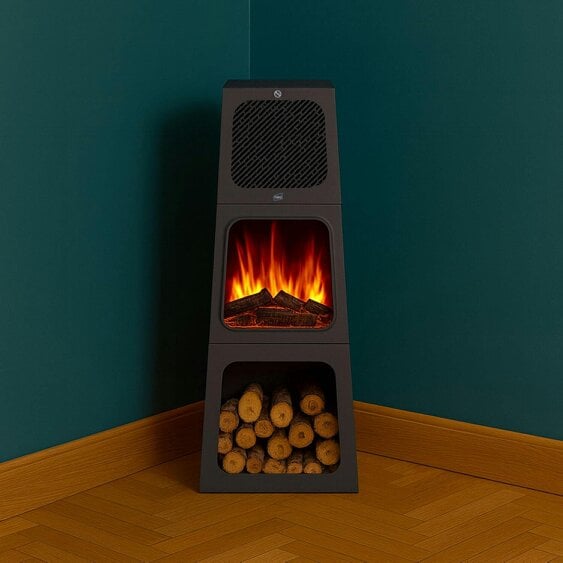 Neo Direct Neo Electric Heater Pyramid Fireplace Free Standing