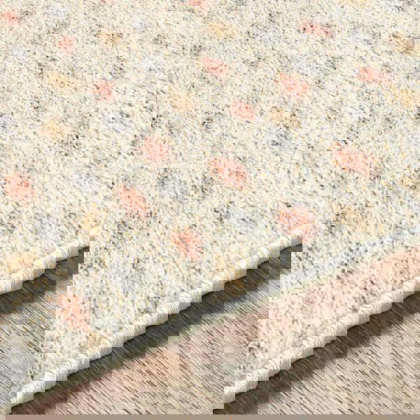 Livabliss Rodos-Modern Beige Grey Yellow Pink Soft Plush Pile Rug