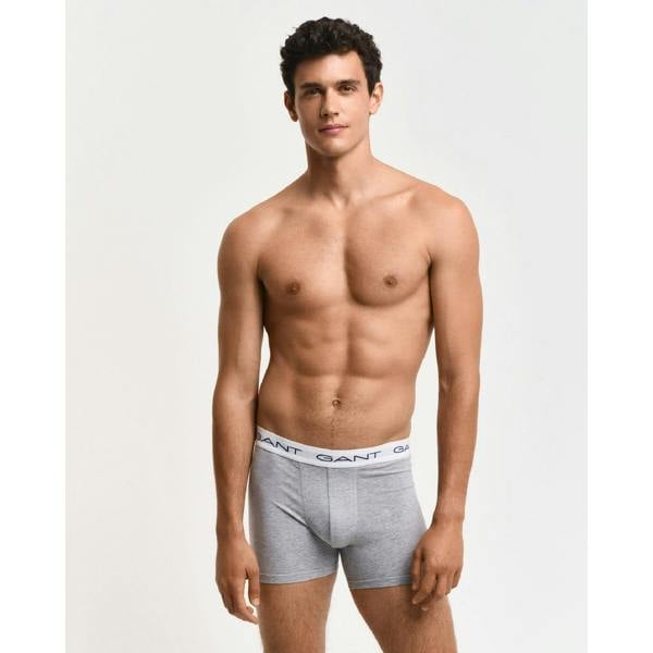 Gant Mens Boxer Shorts (Pack of 3) - Grey - 