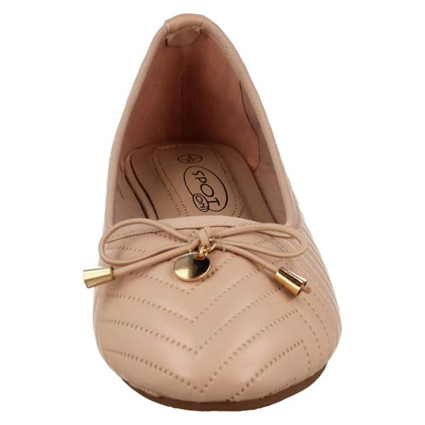 Spot On Ladies Spot On Flat Comfort Ballerinas F80597