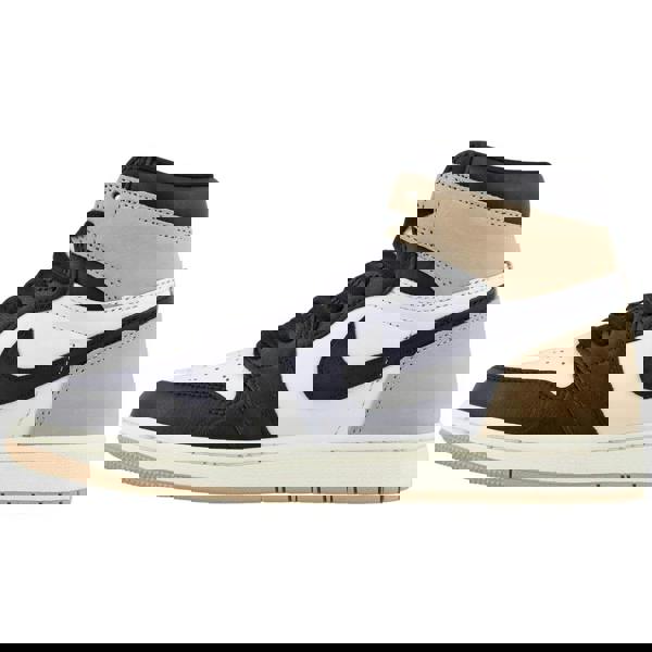 Nike Womens/Ladies Air Jordan 1 Retro Leather High Cut Trainers - Brown - 