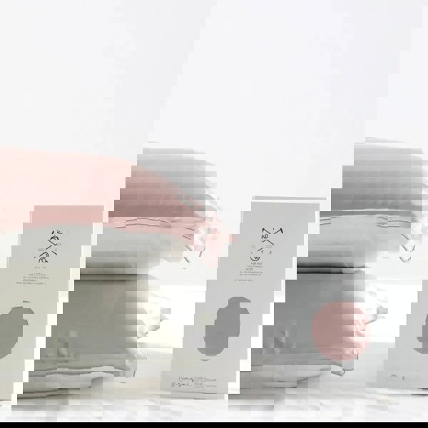 Anyhouz Anypillow Pillowcase 51x66cm White Pure Real Silk For Comfortable And Relaxing Home Bed