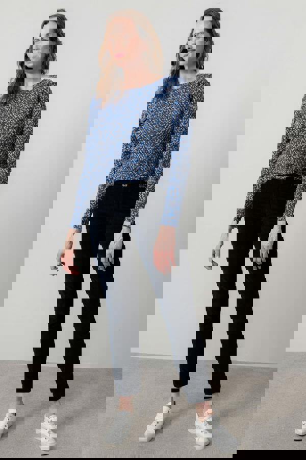 Lily & Me Brookend Stretch Cord Trouser Navy