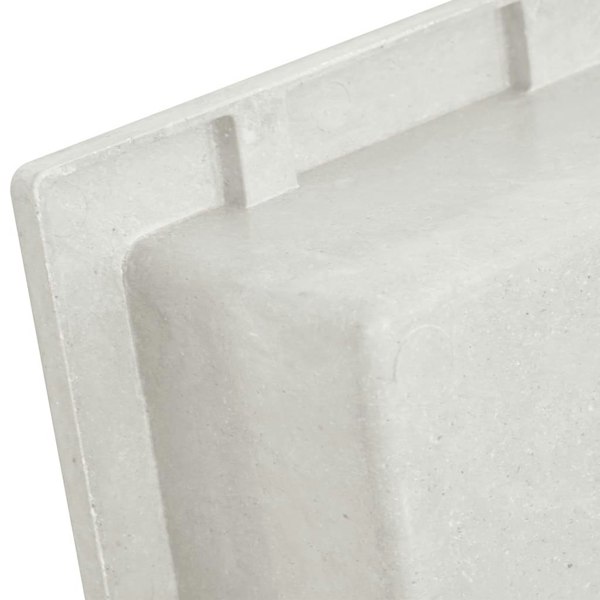 Berkfield Shower Niche Matt White 41x51x10 cm